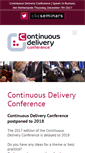 Mobile Screenshot of continuous-delivery-conference.com